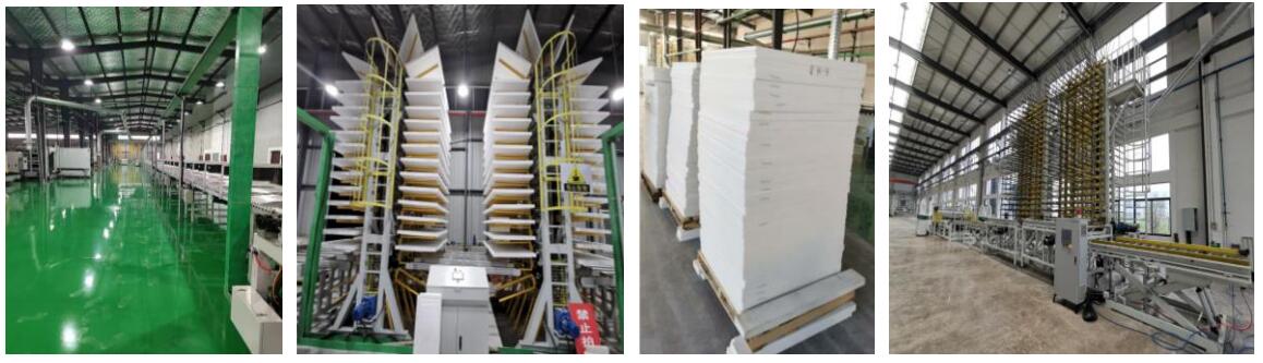 PET foam board sheet production site using this technology